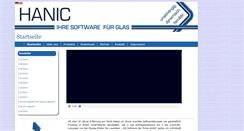 Desktop Screenshot of hanic.de