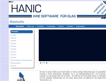Tablet Screenshot of hanic.de
